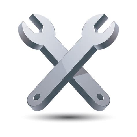 Repair Icon With Two Wrenches — Stock Vector © Ostapiusangelp 51676295