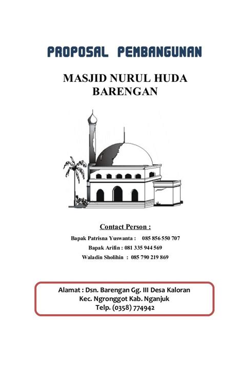 Contoh Proposal Permohonan Skt Masjid Al Huda Imagesee