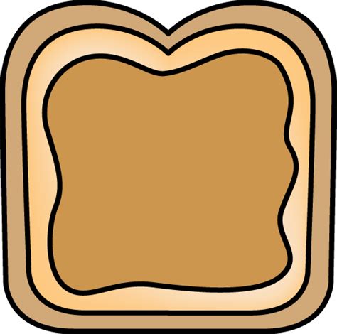 =) this is a easy step by step drawing tutorial with. Bread with Peanut Butter Clip Art - Bread with Peanut ...