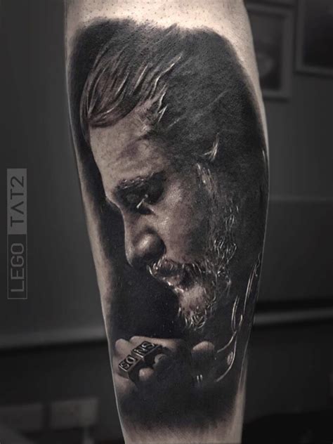 Sons Of Anarchy Tattoo Realistic Charlie Hunnam Portrait Tattoo Made