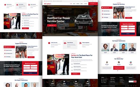 Car Repair Html Template Free Download Html Codex