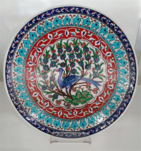 Peacock Turkish Ceramic Plate Cm Turkish Ceramics Ceramic