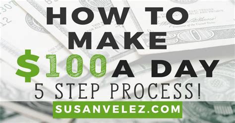 If you want to learn how to make $100 a day, you're in the right place. How to Make $100 A Day Online Using 5 Simple Steps