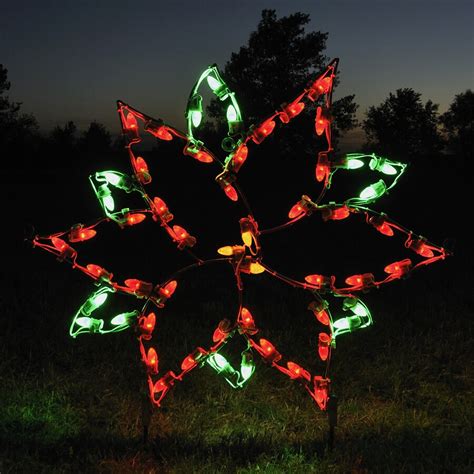 Holiday Lighting Specialists 292 Ft Small Poinsettia Outdoor Christmas