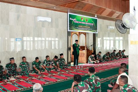 Korem 132tdl Gelar Peringatan Maulid Nabi Muhammad Saw Harian Mercusuar