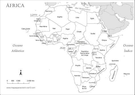 Mapa Continente Africano Para Imprimir Imagui Images