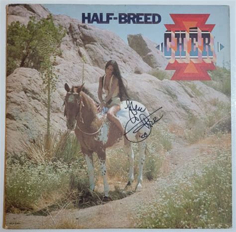 Rare CHER Signed Original HALF BREED Vinyl Album LP MCA 2104 Beautiful