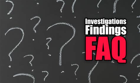Investigation Findings FAQ - embrella Blog