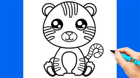 Disegni Carini Di Tigre Come Disegnare Una Tigre Facile Disegni