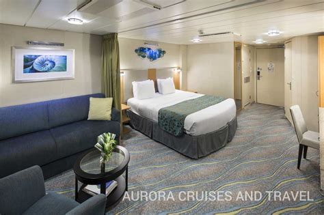 Actual cabin decor, details and layout may vary by stateroom category and type. Junior Suite on Allure of the Seas - Aurora Cruises and Travel