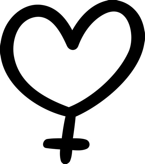 Female Gender Sign With Heart Svg Png Icon Free Download 26991 Onlinewebfontscom