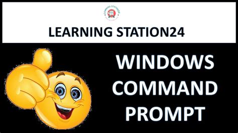 Windows Command Prompt Command Prompt Tutorial Learningstation24