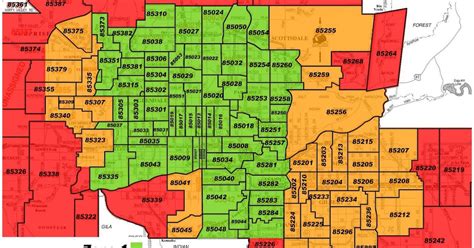 Maricopa County Zip Code Map Gadgets 2018