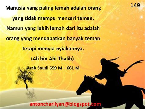 Kata Mutiara Para Tokoh Dunia 149 Ali Bin Abi Thalib