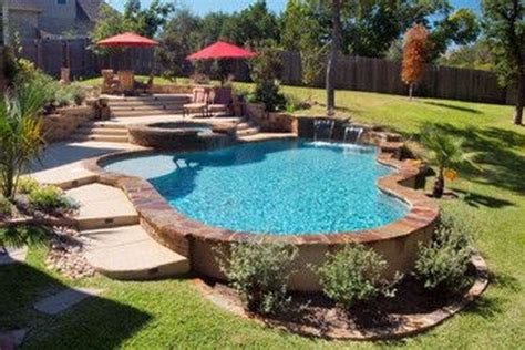 Luxury And Elegant Backyard Pool 19 Landscaping Around Pool Backyard