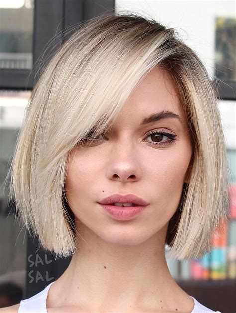 Short Hairstyles With Bangs For Thin Hair