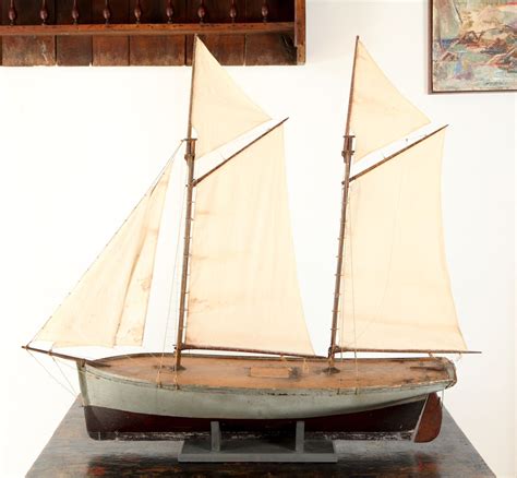 1930s Beautiful Antique Ship Model Of Large Proportions Measures 43