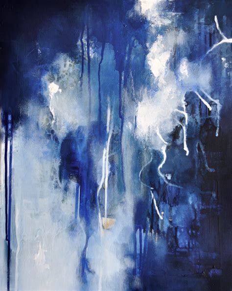 Daily Painters Abstract Gallery Rain Drops Original Oil