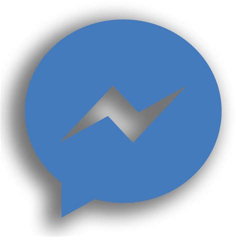 Facebook Messenger Logo With A Transparent Background