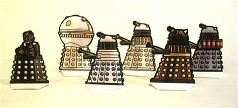 Dalek Paper Miniatures By Scarecrovv On Deviantart