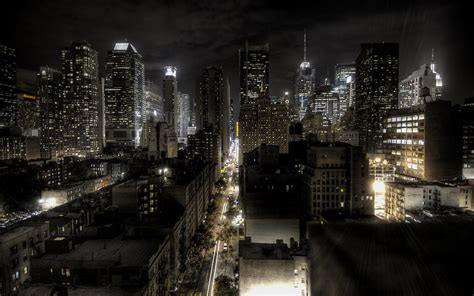 Skyline New York City New York At Night New York City A Flickr