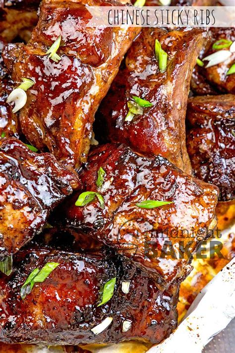 bbq sticky asian pork ribs heather christo rezfoods resep masakan indonesia