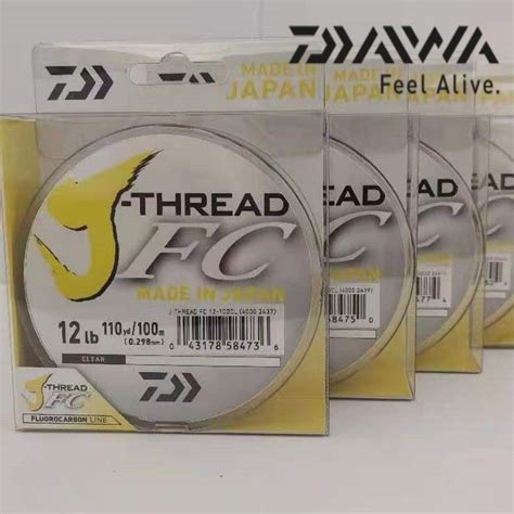Daiwa J Thread Fluorocarbon Line Made In Japan Shopee Malaysia