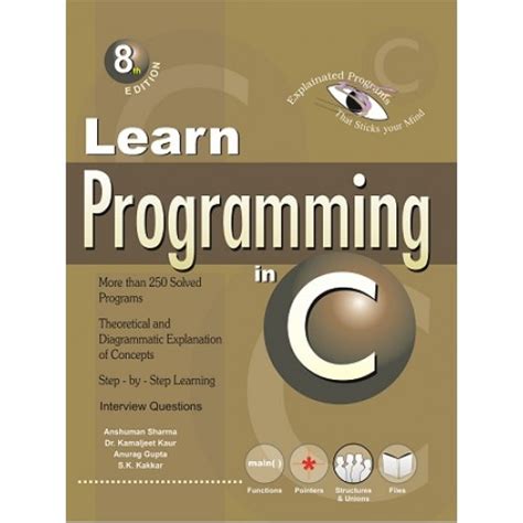 Learn Programming In C 8th Edition Anshuman Sharma Lakhanpal Publishers