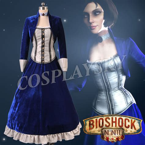 Bioshock Infinite Elizabeth Cosplay Costume In Clothing From Novelty