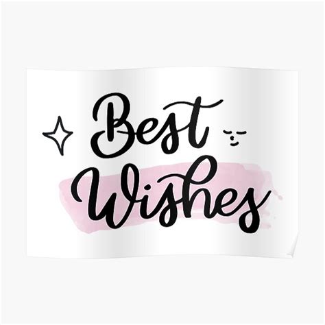 Best Wishes Posters Redbubble