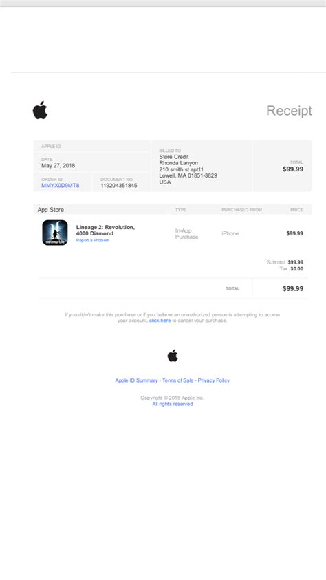 Suspicious Invoice From Apple Store Apple Community