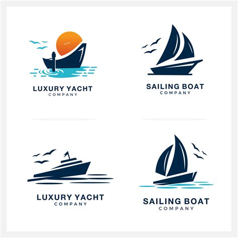 Boat Logo Design Inspiration Graphic Branding Element For Business And