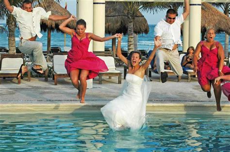 Your Wedding Support Get The Look Pool Party Wedding