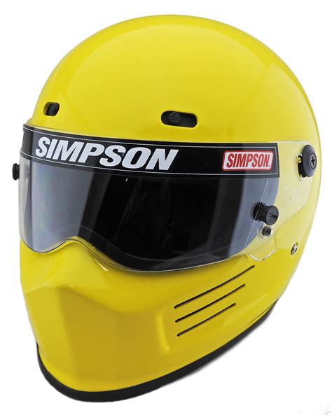 Simpson Super Bandit Helmet Snell Sa2015 Yellow