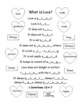 Will look wonderful in a frame. Bible Verse Printable: 1 Corinthians 13:4-7 by Interactive ...