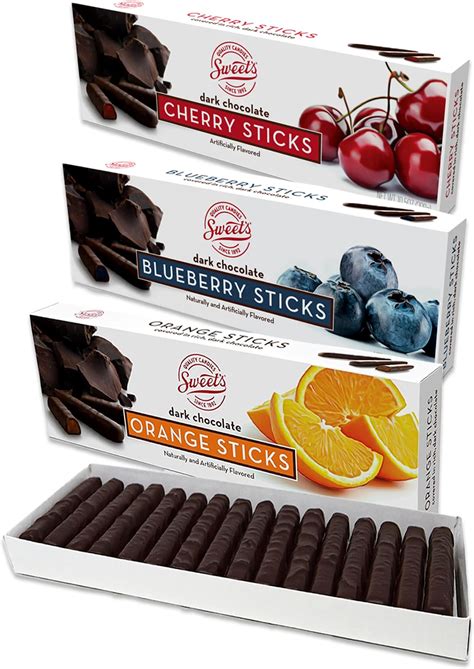 Sweet Candy Milk Chocolate Candy Sticks Variety 2 Pack