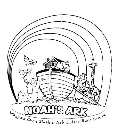 Noahs Ark Animal Coloring Pages At Free Printable