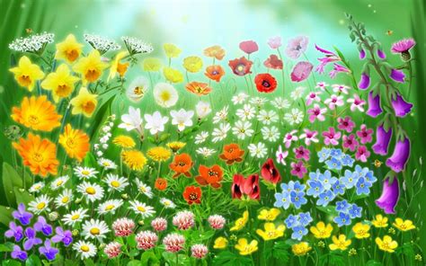Animated Spring Spring Animation 150 Flowers By Powerzuul