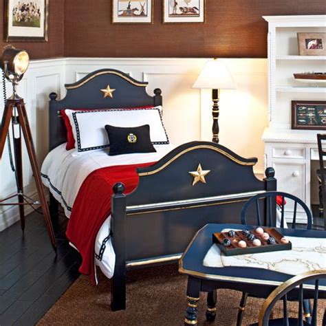 Step inside this historic daphne cottage | bed + bath | bedroom. Popular Patriotic Themed Bedroom Home Decorating Ideas