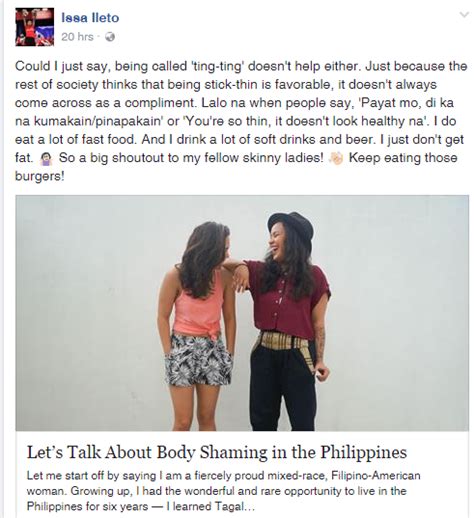As for body shaming having a positive impact ? How Women Are Reacting to this Essay on Body Shaming - Preen