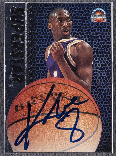 Lot Detail 1997 98 Score Board Authentic Autograph Kobe Bryant