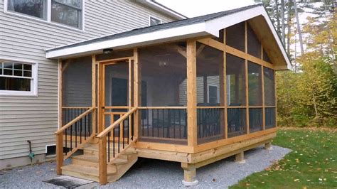Screened In Porch And Deck Ideas Youtube