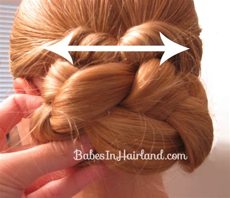 Easy Rolled Braid Updo 9 Babes In Hairland