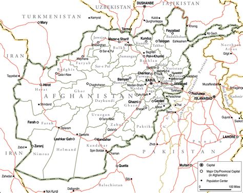 Afghanistan Province Map Afghanistan Maps Navigate Afghanistan Map