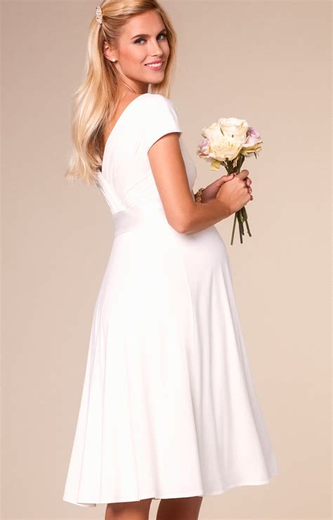Alessandra Maternity Wedding Dress Short Ivory Maternity Wedding Dresses Evening Wear And