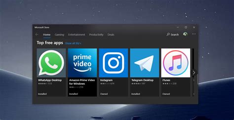 Install Windows 10 App Store