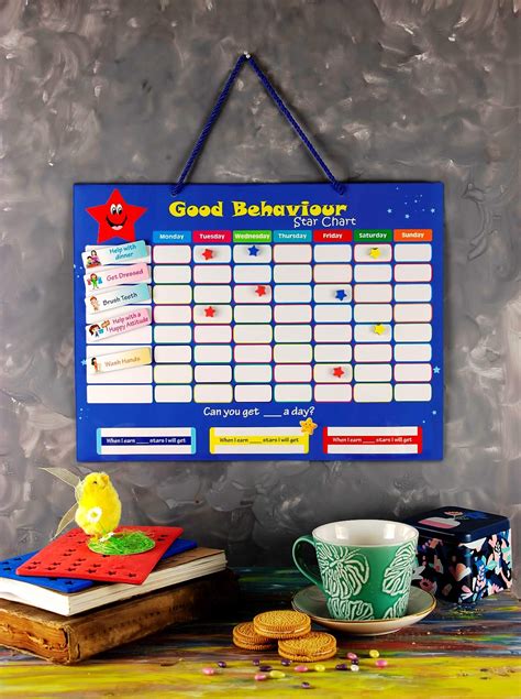 Chore Chart For Kids Good Behavior Star Chart Strong Magnetic Dry