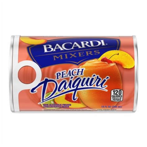 Bacardi Mixer Peach Daiquiri Can 10 Fl Oz Kroger