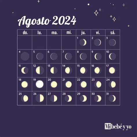Calendario Lunar Agosto 2024 Hatti Koralle