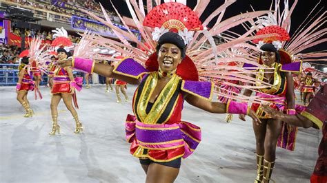 Brasilien In Rio De Janeiro Hat Der Karneval Offiziell Begonnen
